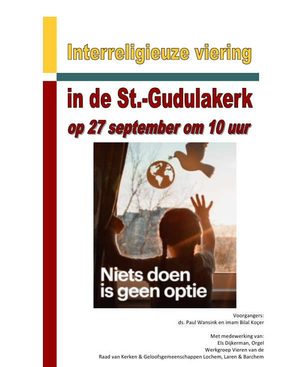 Poster Interreligieuze viering